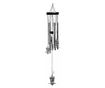 Clopotel de vant cu 5 tuburi sonore metalice pentru casa sau gradina, model clasic cu bufnite