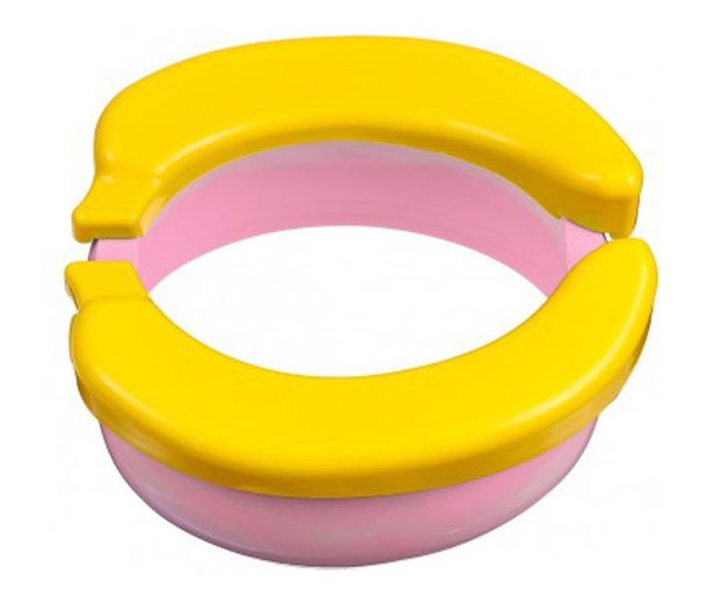 Olita portabila, de calatorie, Banana Travel Potty, roz - Krista®