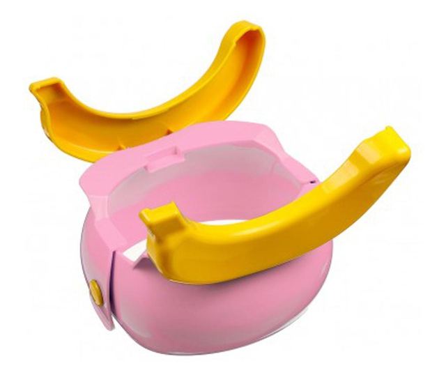 Olita portabila, de calatorie, Banana Travel Potty, roz - Krista®
