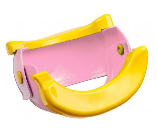 Olita portabila, de calatorie, Banana Travel Potty, roz - Krista®