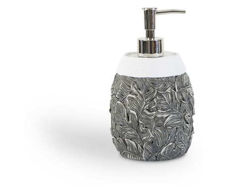 Dispenser pentru sapun lichid Irya, Celia, polirasina, 10x10x19 cm, gri