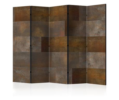 Paravan din 5 parti - Cascada de aur II - 225 x 172 cm