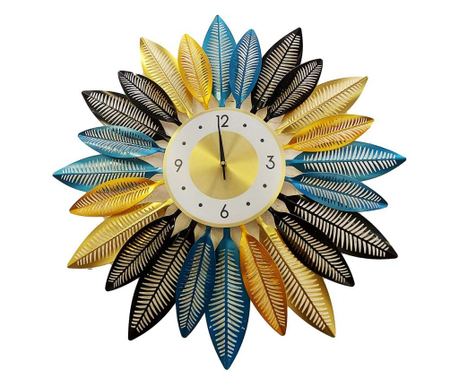 Ceas de perete in forma floare, Gerbera, Silentios, 70 cm,  H930445