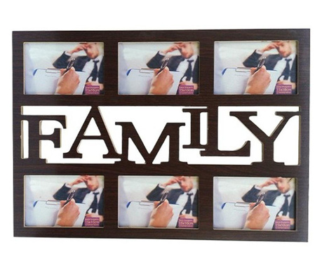 Rama colaj - Family - 6 fotografii 52x37 cm