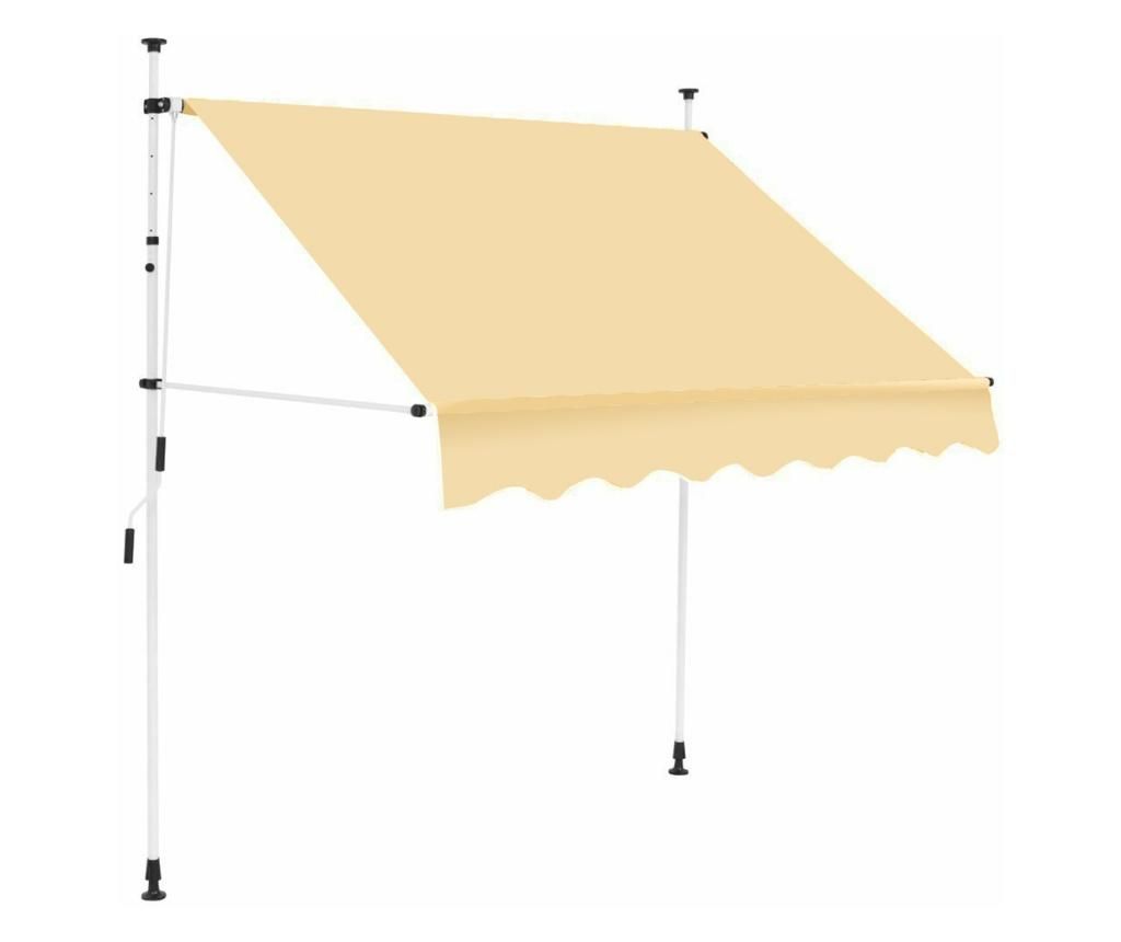 Copertina retractabila, bej - 350x120 cm