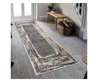 COVOR DE BUCATARIE ANTIDERAPANT OTEEA, DREPTUNGHIULAR, 80X200 CM, GRI, 60% BUMBAC Homelux, 200x80, Gri