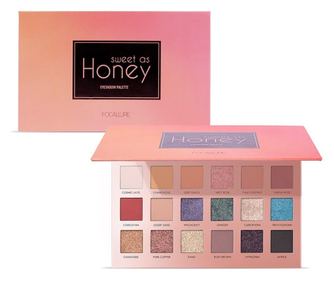 Set 18 senčil za oči Focallure Sweet As Honey Collection