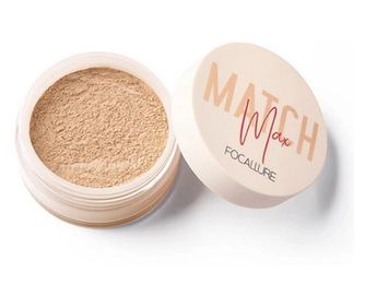 Прозрачна пудра за фиксиране на грим Focallure Match Max 03 Natural Beige