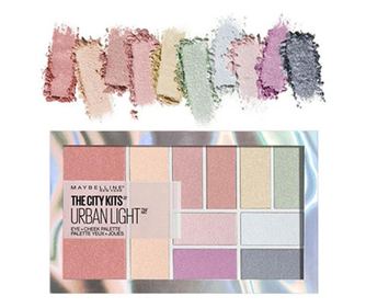 Παλέτα πολυχρηστική σκιών ματιών και ρουζ Maybelline The City Urban Lights