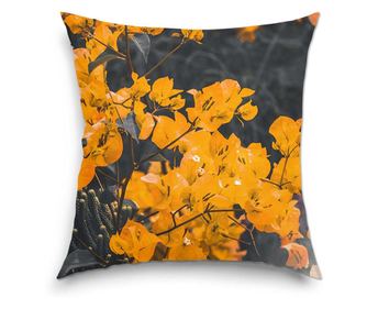 Perna decorativa Art Factory, Cold de rai, Flori, Decoratiuni Casa, 38 x 38 cm