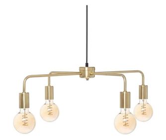 Modern mennyezeti lámpa, 4 égős, arany - ANDROMEDE