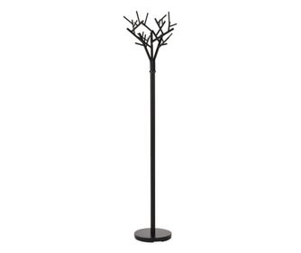 Modern állófogas, fekete - OLAF 40x40x180 cm