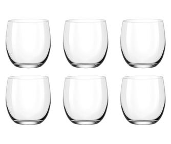 Set 6 pahare pentru whisky bohemia cristal swing  400 ml