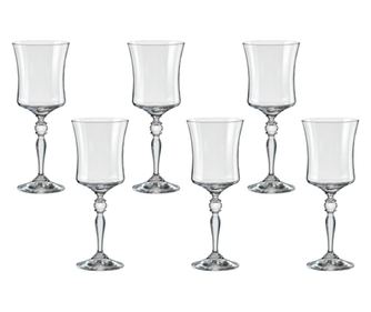 Set 6 pahare vin bohemia cristal grace  300 ml