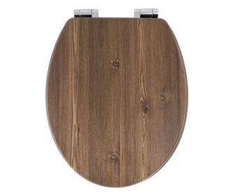 Седалка за тоалетна AWD Wood, MDF, 37x45.5x4.5 см, със забавено затваряне