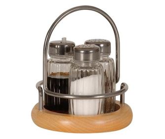 Set recipiente depozitare condimente, 4 piese, PRACTIC President Line