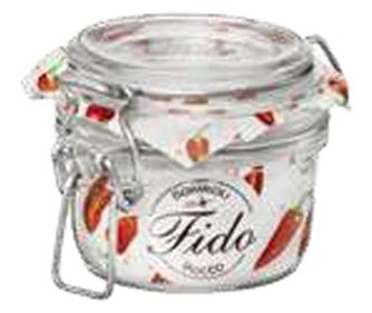 BORMIOLI FIDO Borcan sticla cu inchidere ermetica 125ml D8,3xH7,1cm