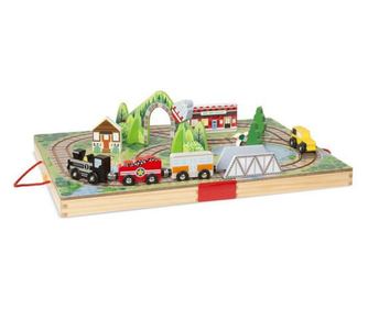 Set de joaca portabil Trenuletul - Melissa & Doug
