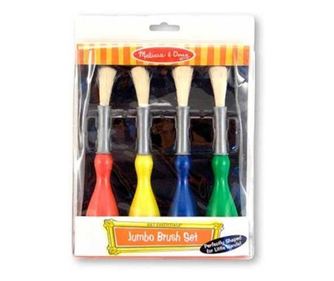 Set 4 pensule jumbo cu maner special Melissa and Doug