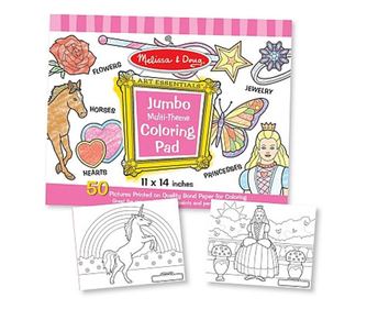 Caiet jumbo cu desene pentru colorat Melissa and Doug Roz