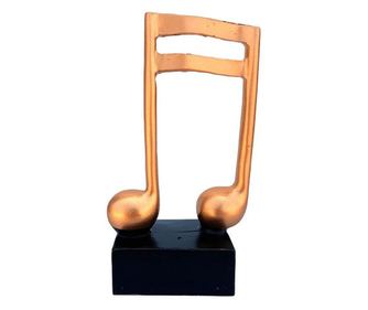 Statueta, in forma de nota muzicala, 15 cm, 1557G