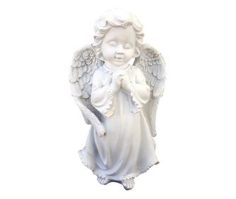 Statueta, reprezentand un inger rugandu-se in picioare, 19 cm, 1239G