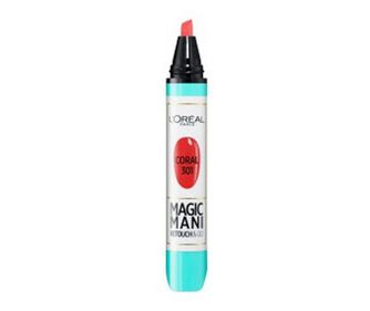 Corector pentru lacul de unghii, L'OREAL PARIS, Magic Mani Retouch&Go, Coral 301 (Copiază)