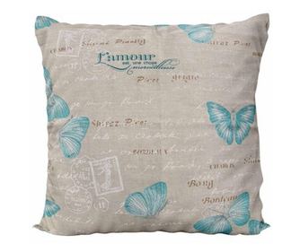 Husa decorativa Blue butterfly