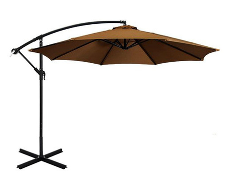 Függő napernyő, 2,7 méteres, kheki