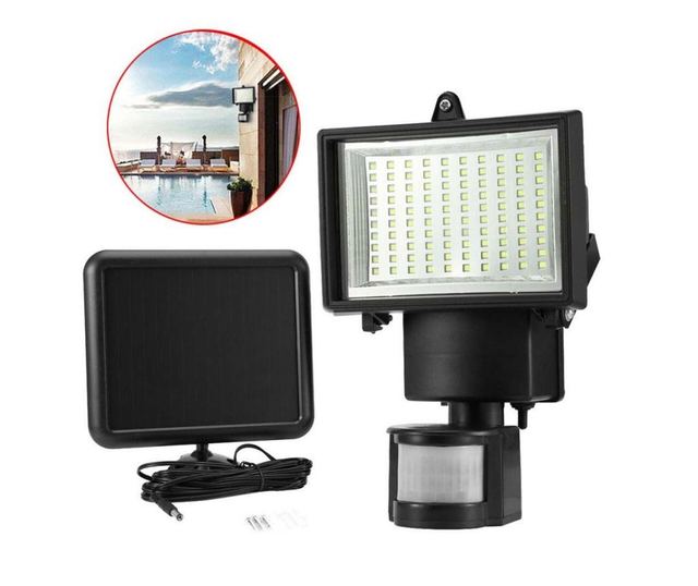 Reflector solar cu senzor de miscare, 60 LED