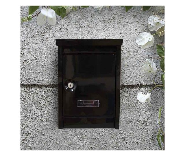 Cutie postala metalica - Negru