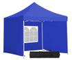 Összecsukható Kerti pavilon, oldalfallal és hordtáskával 2,9x2,9 m, kék