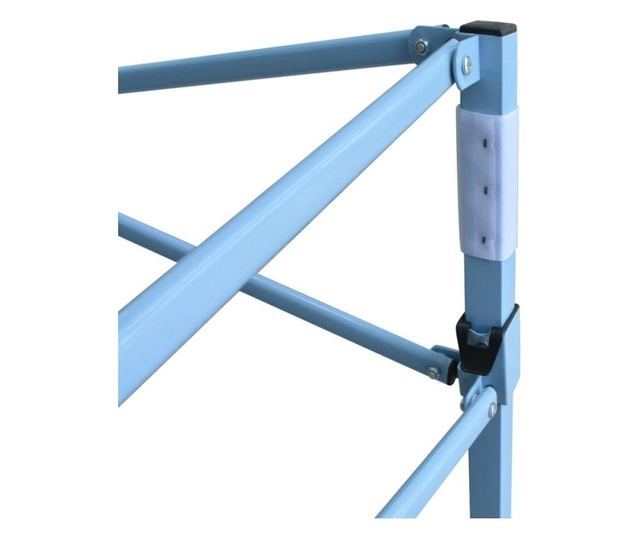 Összecsukható Kerti pavilon, 2,9x4,25 méteres, hordtáskával, kék
