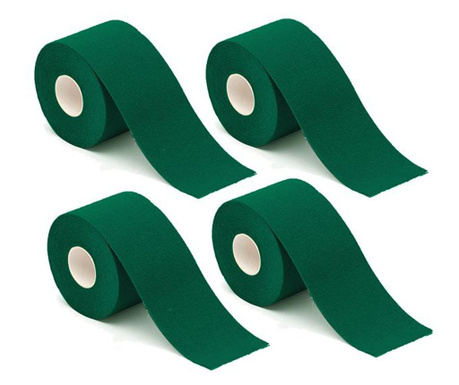Kineziologické pásky- 4 ks, viac farieb, zelené