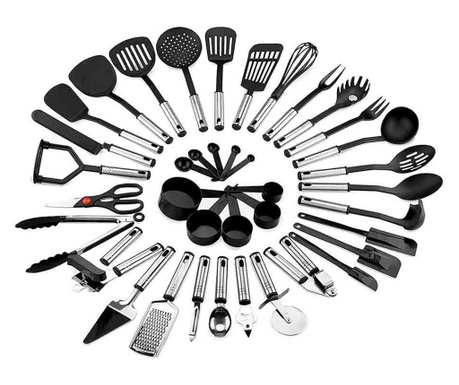 Set 39 ustensile de bucatarie Timeless Tools, Kitchen, Metal