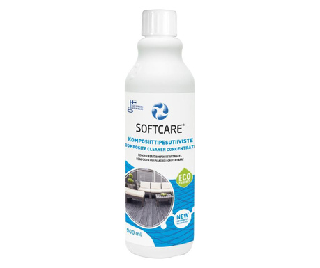 Solutie concentrata pentru curatarea suprafetelor din compozit si plastic, Softcare, 500 ml