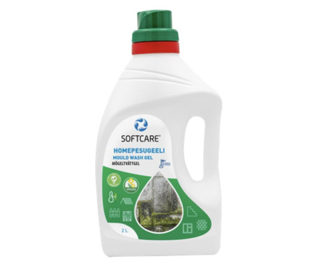 Gel fara clor pentru indepartarea mucegaiului, Softcare, 2l