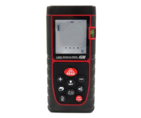 Telemetru profesional cu laser, negru, Gonga® Negru