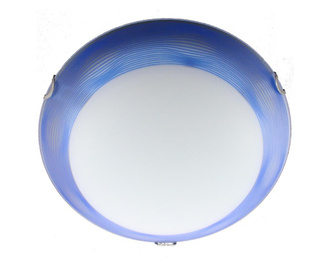 Lustra Isoluce, Brionda, sticla, E 27, max. 60 W, alb/albastru, 30x30x10 cm