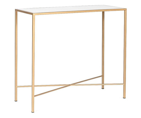 Κονσόλα τραπέζι Porcelaine marble & golden steel