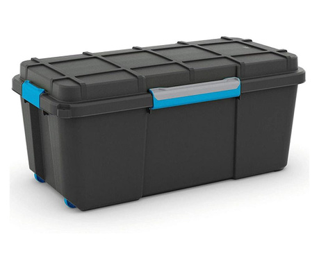 Cutie de depozitare din plastic scuba boxxl negru 110 l curver 241508