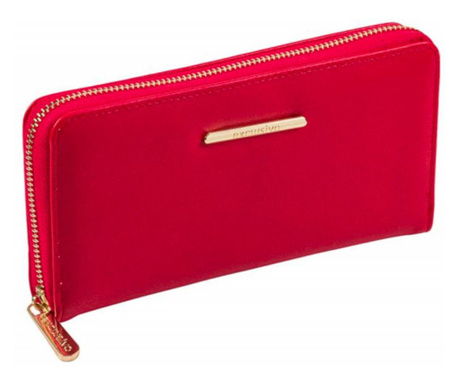 Елегантен дамски портфейл, Glamour Pouf, 20 x 11 см, червен
