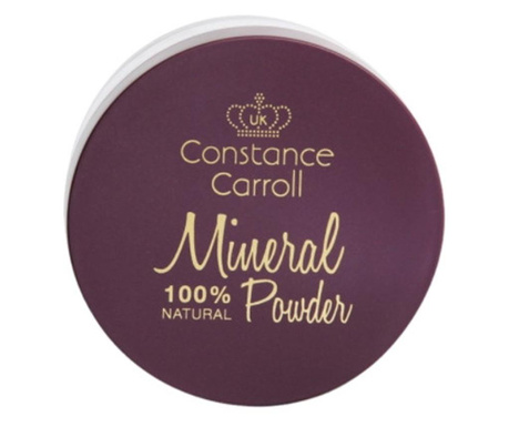 Пудра за лице Costance Carroll 100% натурален минерален прах, 03 полупрозрачен