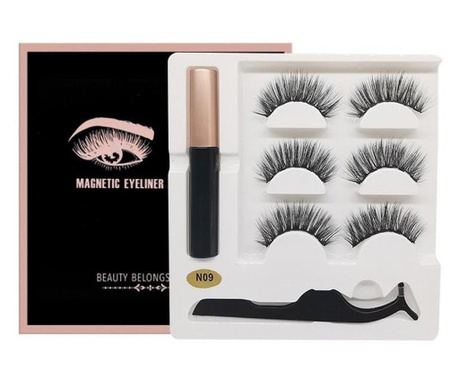 Set Gene False Beauty Belongs To You Magnetic Eyeliner Eyelash Suit, 29