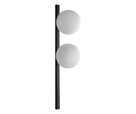Aplica de perete Enoire, Luce Ambiente Design, metal, max. 25 W, E14, negru/alb, 17x14x60 cm