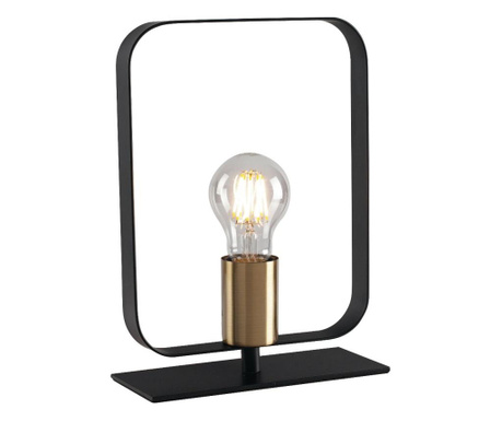 Veioza Smith, Luce Ambiente Design, metal, max. 40 W, E27, negru/auriu, 20x9x25 cm