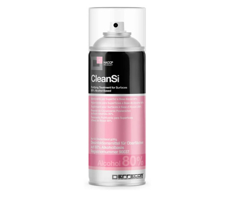 Spray Errecom CLEANSI, Curatare si purificare suprafete A/C, 80% Alcool, 400 ml