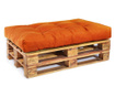 Set 2 perne pentru canapea de exterior Pandia Home, poliester impermeabil, portocaliu