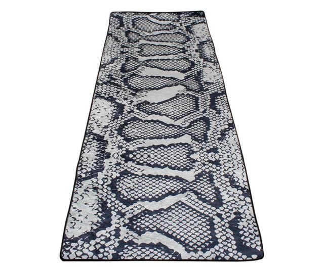 Килим, Kino Snake,100x200 cm, дебелина 6 mm, печатен тип, миещ се, полиестер, неплъзгащ се, антибактериален, тегло 800g / кв.м,