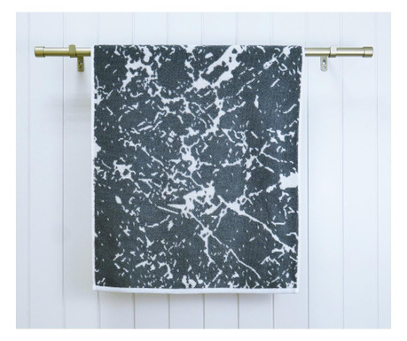 Kopalniška brisača Marble Grey 48x90 cm